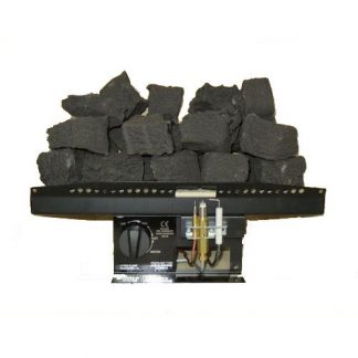Living Flame gas fire - Rectangular inset fire tray