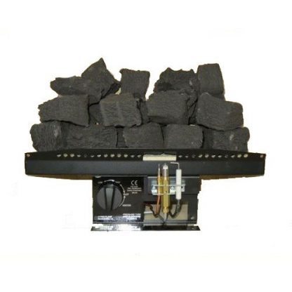 Living Flame gas fire - Rectangular inset fire tray