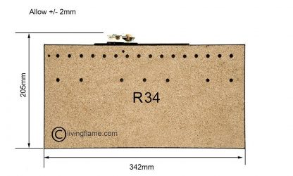 Living Flame gas fire - Rectangular inset fire tray - Image 8