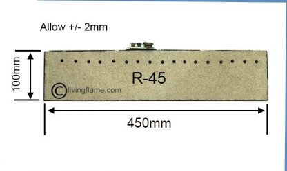 Living Flame gas fire - Rectangular inset fire tray - Image 11